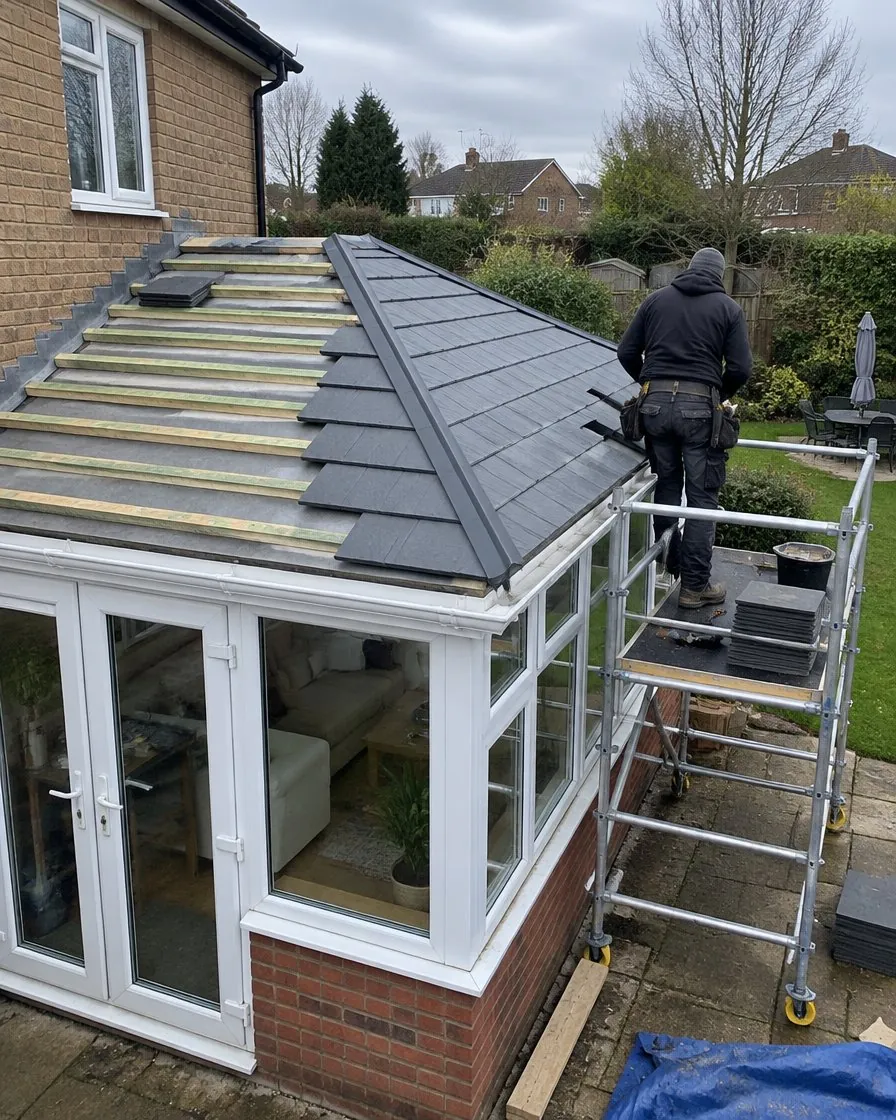 Conservatory roof replacement in Tavistock