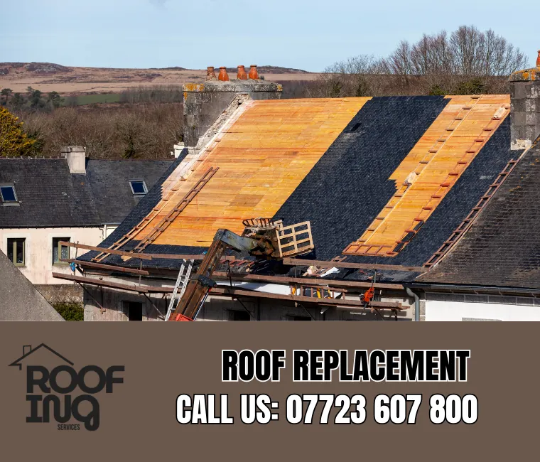 Complete roof replacement in Tavistock